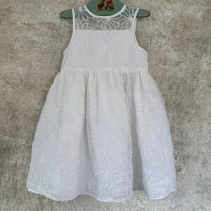Mia & Mimi White Lace Kids Dress